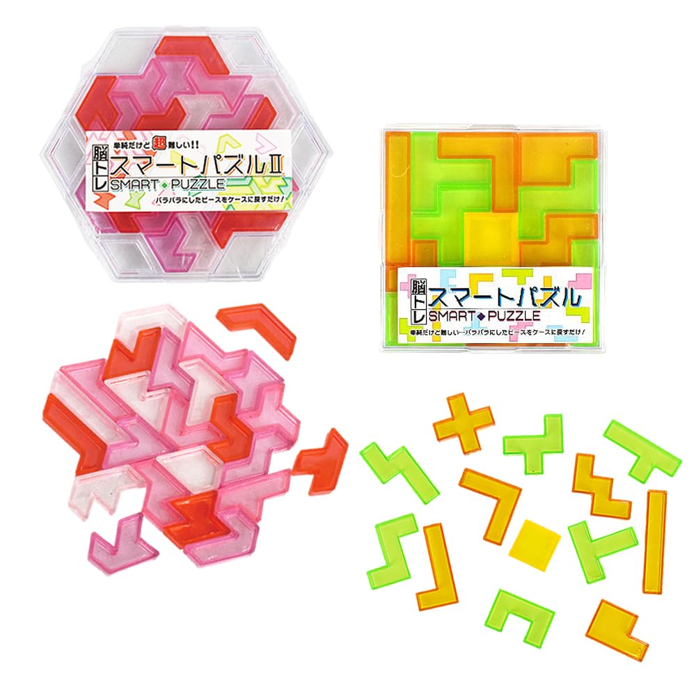 Amazon | スマートパズル 脳トレ 単純だけど難しい？ (四角形と